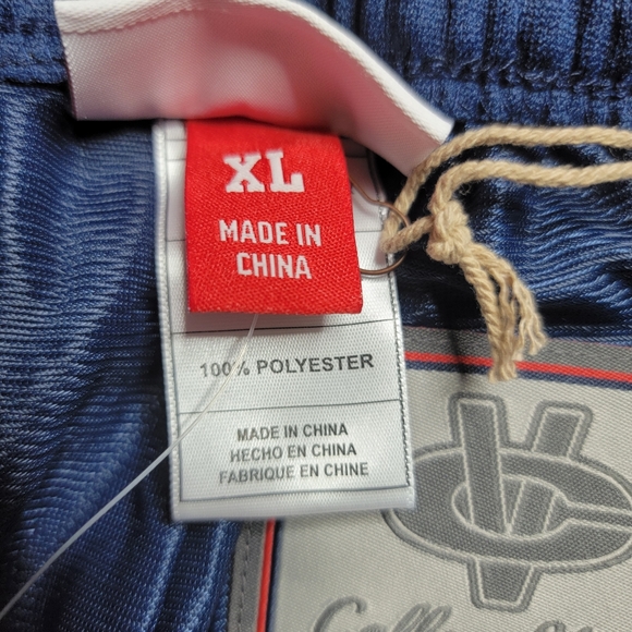 Mitchell And Ness 1991 Michigan Basketball Road Shorts Men's Size XL Blue New - Picture 8 of 11